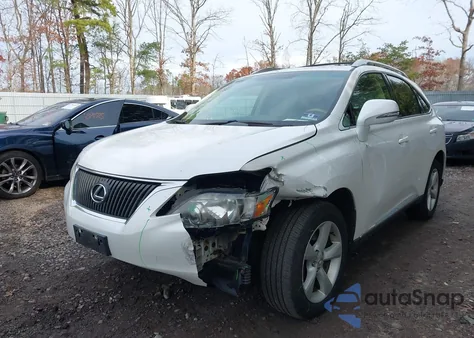 2010 Lexus Rx 350 z USA, uszkodzony, nr VIN 2T2BK1BA8AC069388